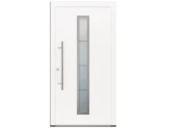 FM Türen AS68 Modell 01 1000 x 2100 Weiß Links Innen Beschläge Set 13 Glas 20