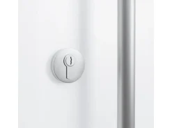 FM Türen AS68 Modell 01 1000 x 2100 Weiß Links Innen Beschläge Set 13 Glas 20