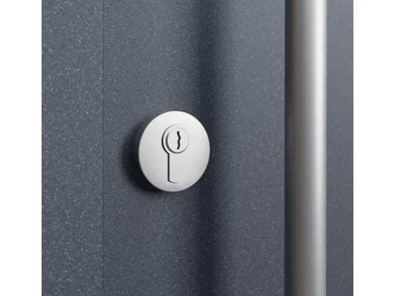 FM Türen AS68 Modell 67 1100 x2100 Anthrazit Links Innen Beschläge Set 01