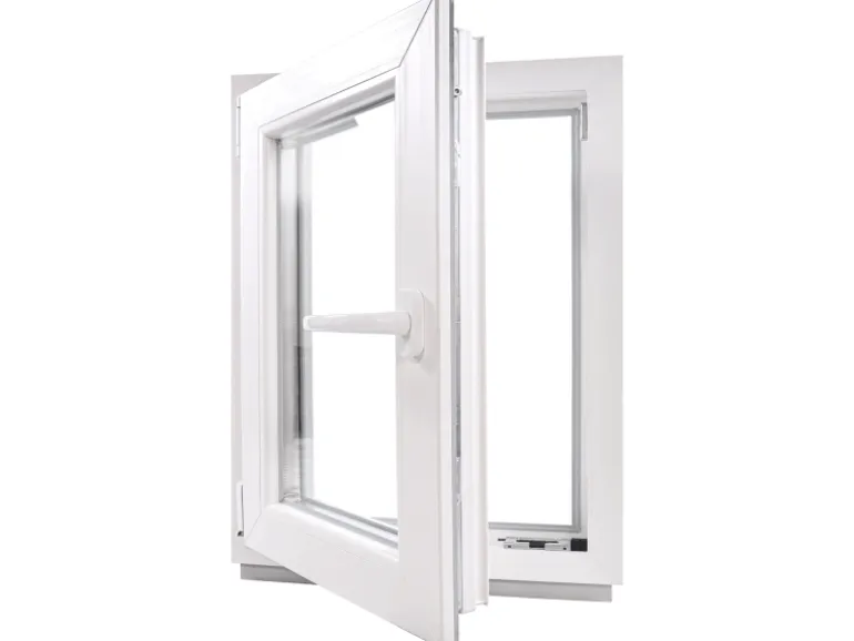 Framelux Kunststofffenster Proline Weiß 2-Fach Verglasung 500 x 1000 mm Rechtsanschlag