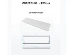 Frascio New Tecnology Duschwanne 110X90 cm Weiss Vulcano Line Plus Aus Harz und Marmorpulver Mit Seitengitter Aus Marmoresina