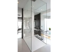 Frascio New Tecnology Duschwanne 110X90 cm Weiss Vulcano Line Plus Aus Harz und Marmorpulver Mit Seitengitter Aus Marmoresina