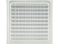 Fuchs Glasstein Gekreuzt 19 cm x 19 cm x 8 cm