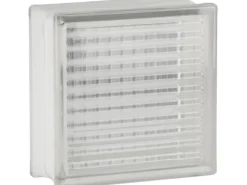 Fuchs Glasstein Gekreuzt 19 cm x 19 cm x 8 cm