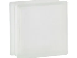 Fuchs Glasstein Vollsicht 19 cm x 19 cm x 8 cm 2-seitig satiniert