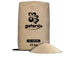 Galamio Quarzsand 0,3 - 0,8 mm 25kg x 40 Sack 1000kg Palette