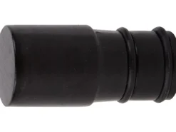 Gardinenstangen-Endstück Schwarz Zylinderform Ø 19 mm