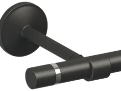 Gardinenstangen-Endstück Schwarz Zylinderform Ø 19 mm