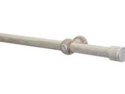 Gardinia Gardinenstangen-Set Shorty Ø 2,5 cm Eiche Castell Gekälkt 240 cm FSC®