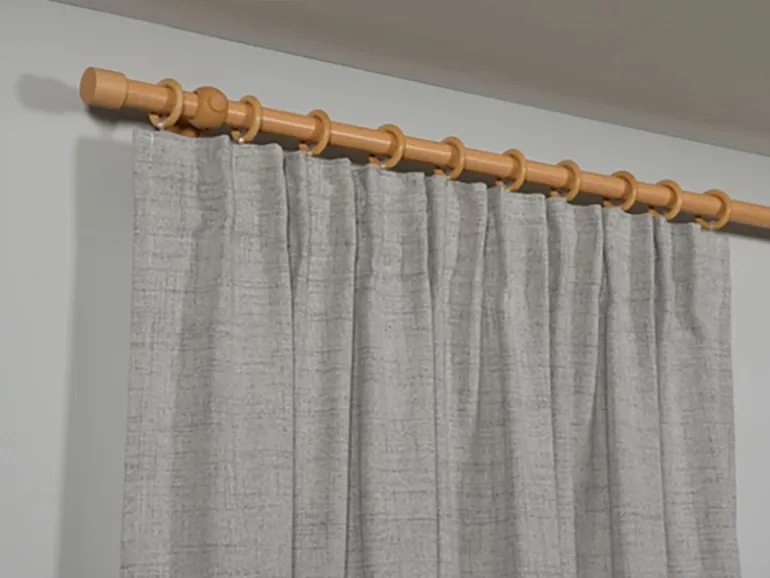 Gardinia Gardinenstangen-Set Shorty Ø 2,5 cm Buche 240 cm FSC®