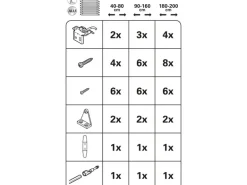 Gardinia Aluminium Jalousie 120 cm x 175 cm Silber