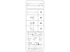 Gardinia Caféhausstange California Ø 10/12 mm Chrom 55 cm - 85 cm