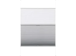 Gardinia Easy Fix Plissee Tag und Nacht Weiß 60 cm x 130 cm