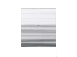 Gardinia Easy Fix Plissee Tag und Nacht Weiß 40 cm x 130 cm