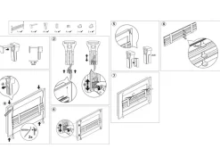 Gardinia Easy Fix Plissee Tag und Nacht Weiß 40 cm x 130 cm