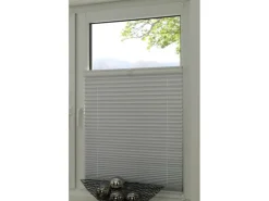 Gardinia Easy Fix Plissee Tag und Nacht Weiß 90 cm x 210 cm