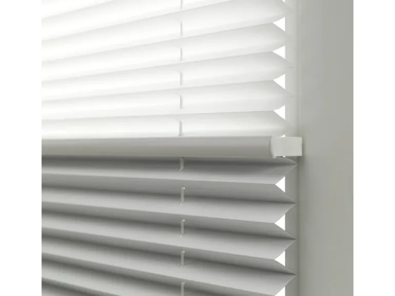 Gardinia Easy Fix Plissee Tag und Nacht Weiß 100 cm x 130 cm