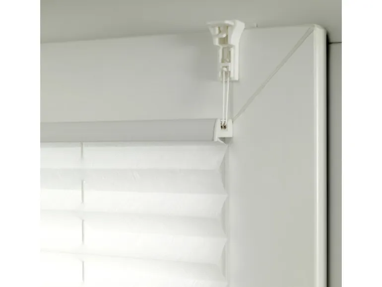 Gardinia Easy Fix Plissee Tag und Nacht Weiß 100 cm x 130 cm