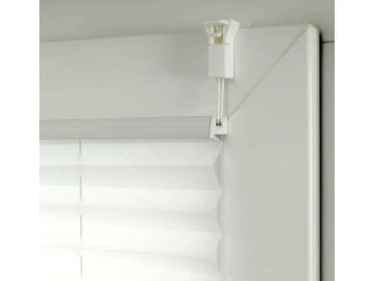 Gardinia Easy Fix Plissee Tag und Nacht Weiß 100 cm x 130 cm