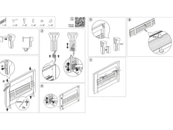 Gardinia Easy Fix Plissee Greta Verspannt Rauchblau 100 cm x 130 cm