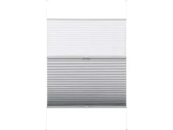 Gardinia Easy Fix Plissee Tag und Nacht Weiß 90 cm x 130 cm