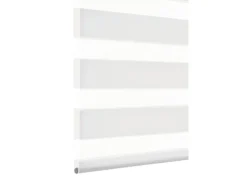 Gardinia Easyfix Doppelrollo mit Montageschiene 90 cm x 220 cm Weiß
