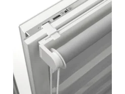 Gardinia Easyfix Doppelrollo mit Montageschiene 120 cm x 150 cm Grau