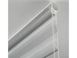 Gardinia Easyfix Doppelrollo mit Montageschiene 120 cm x 150 cm Grau