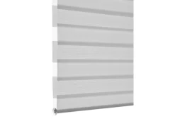 Gardinia Easyfix Doppelrollo mit Montageschiene 120 cm x 150 cm Grau