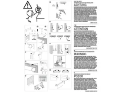 Gardinia Easyfix Doppelrollo mit Montageschiene 100 cm x 150 cm Weiß