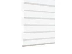 Gardinia Easyfix Doppelrollo mit Montageschiene 100 cm x 150 cm Weiß