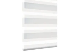 Gardinia Easyfix Doppelrollo mit Montageschiene 100 cm x 150 cm Weiß