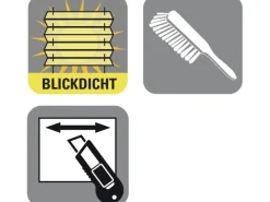 Gardinia EasyFix Plissee Greta 50 cm x 130 cm Steingrau