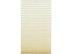 Gardinia EasyFix Plissee mit 2 Bedienschienen 40 cm x 130 cm Elfenbein