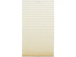 Gardinia EasyFix Plissee mit 2 Bedienschienen 90 cm x 210 cm Elfenbein