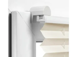 Gardinia EasyFix Plissee mit 2 Bedienschienen 90 cm x 210 cm Elfenbein