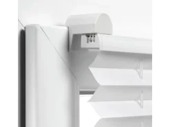 Gardinia EasyFix Plissee mit 2 Bedienschienen 45 cm x 130 cm Weiß