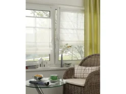 Gardinia EasyFix Raffrollo 70 cm x 140 cm Weiß