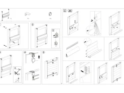 Gardinia EasyFix Raffrollo 70 cm x 140 cm Weiß