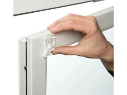 Gardinia EasyFix Rollo Dekor Scandinavian 45 cm x 150 cm Weiß/Natur