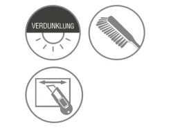 Gardinia Easyfix Rollo Premium 60 cm x 150 cm Grau