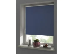 Gardinia EasyFix Rollo Thermo energiesparend 75 cm x 150 cm Blau