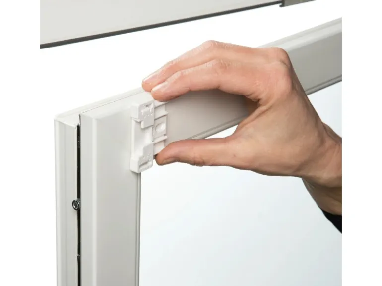 Gardinia EasyFix Rollo Thermo energiesparend 75 cm x 150 cm Blau