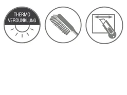 Gardinia EasyFix Rollo Thermo 100 cm x 150 cm Schiefer