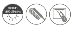 Gardinia EasyFix Rollo Thermo 60 cm x 150 cm Schiefer