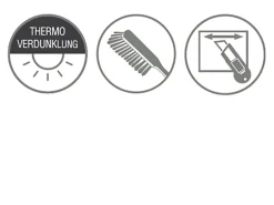 Gardinia EasyFix Rollo Thermo 75 cm x 150 cm Schiefer