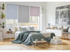 Gardinia EasyFix Rollo Uni 60 cm x 150 cm Rauchblau