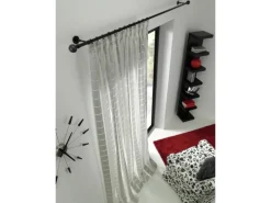 Gardinia Gardinenstange Chicago Ø 20 mm Schwarz 160 cm