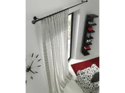 Gardinia Gardinenstange Chicago Ø 20 mm Schwarz 160 cm