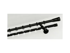 Gardinia Gardinenstange Chicago Ø 20 mm Schwarz 240 cm